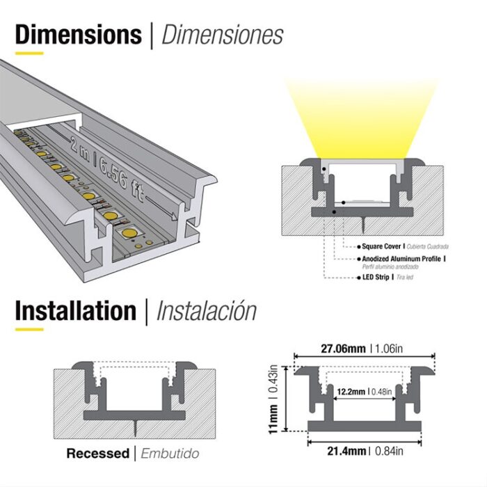 Aluminum Profile Per-15 - Image 2